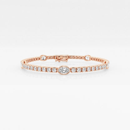 Oval Moissanite Fashion Bracelet