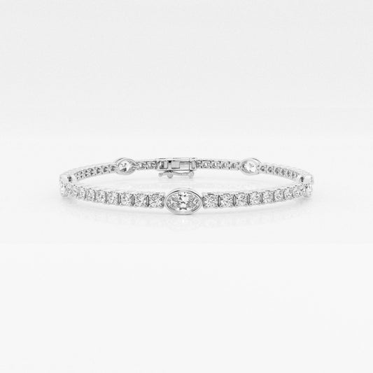 Oval Moissanite Fashion Bracelet