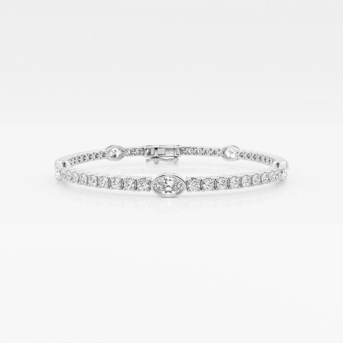 Oval Moissanite Fashion Bracelet – view 7