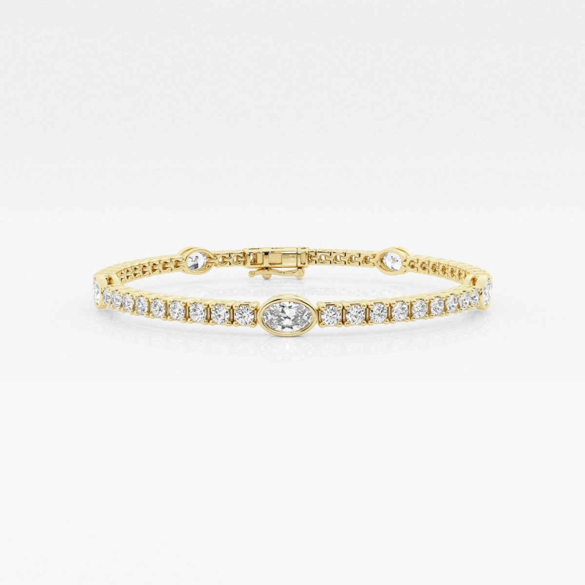 Oval Moissanite Fashion Bracelet – view 2