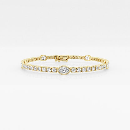 Oval Moissanite Fashion Bracelet