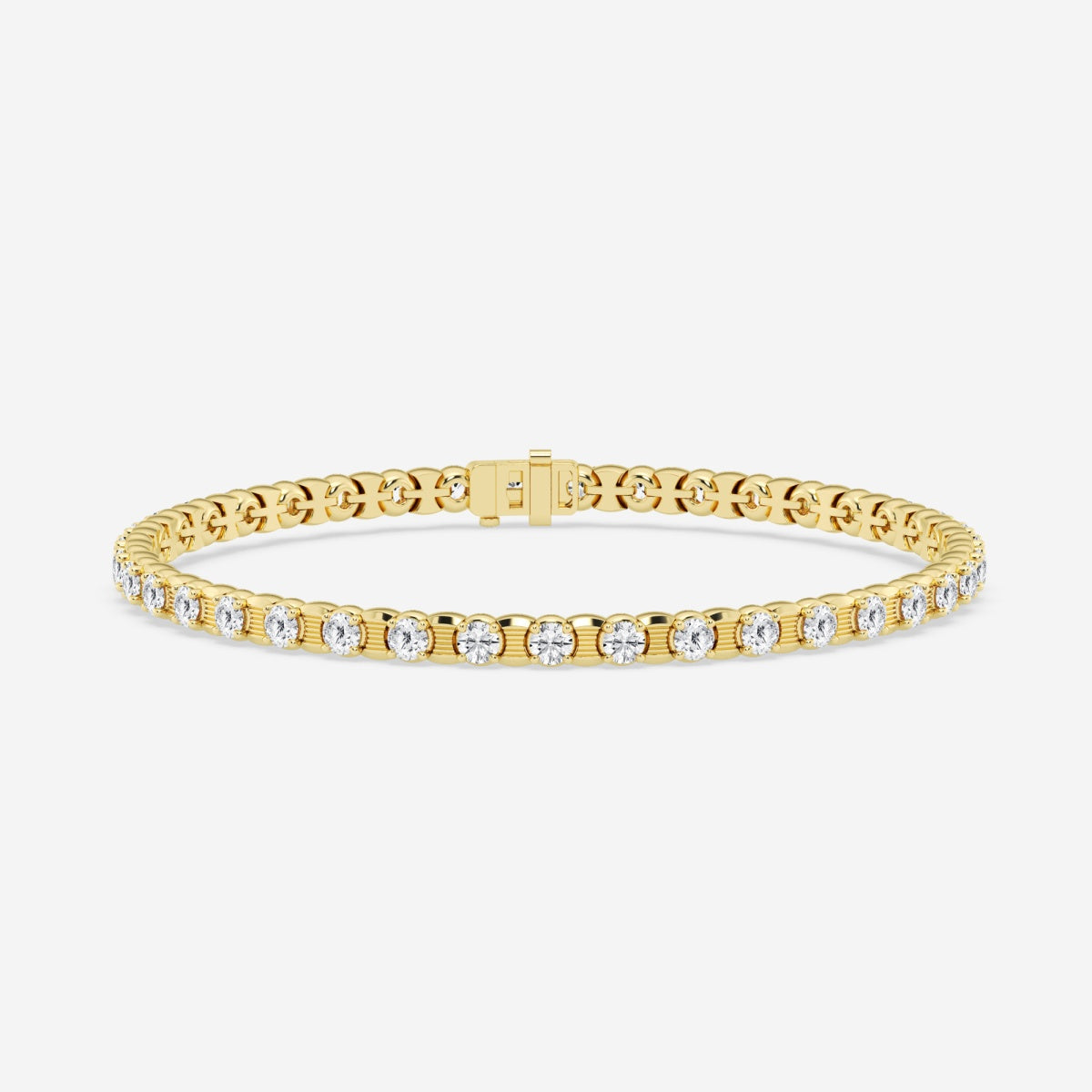 Round Moissanite Tennis Bracelet – view 3