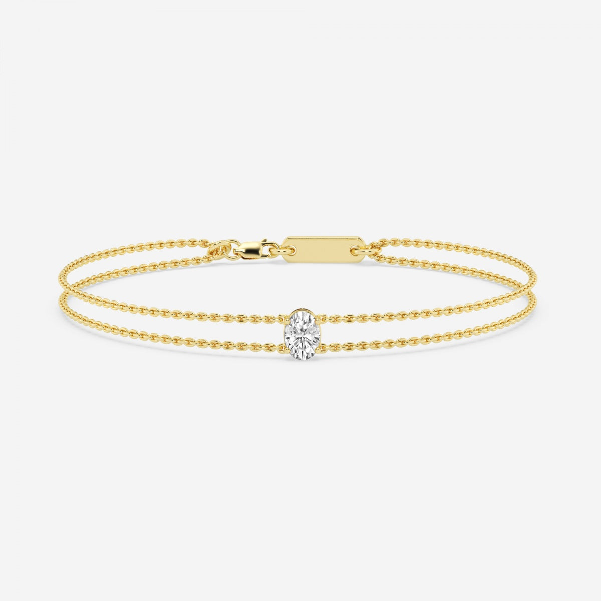 Oval Moissanite Equity Bracelet – view 5