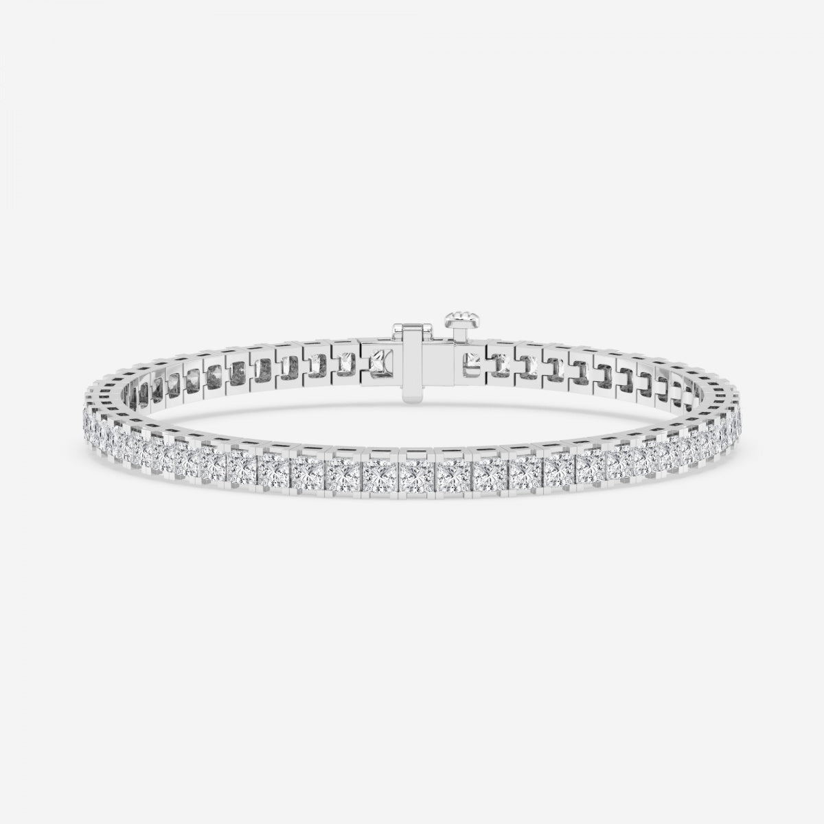 Princess Moissanite Tennis Bracelet