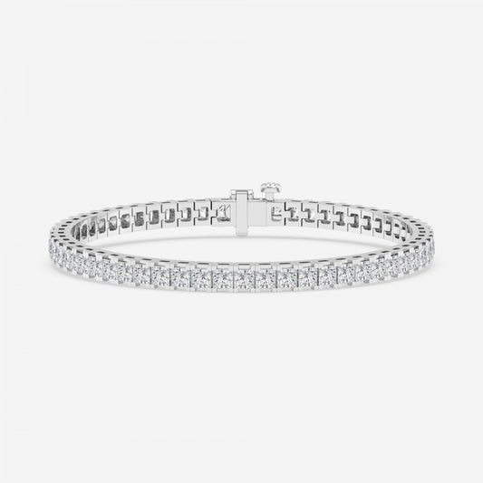 Princess Moissanite Tennis Bracelet