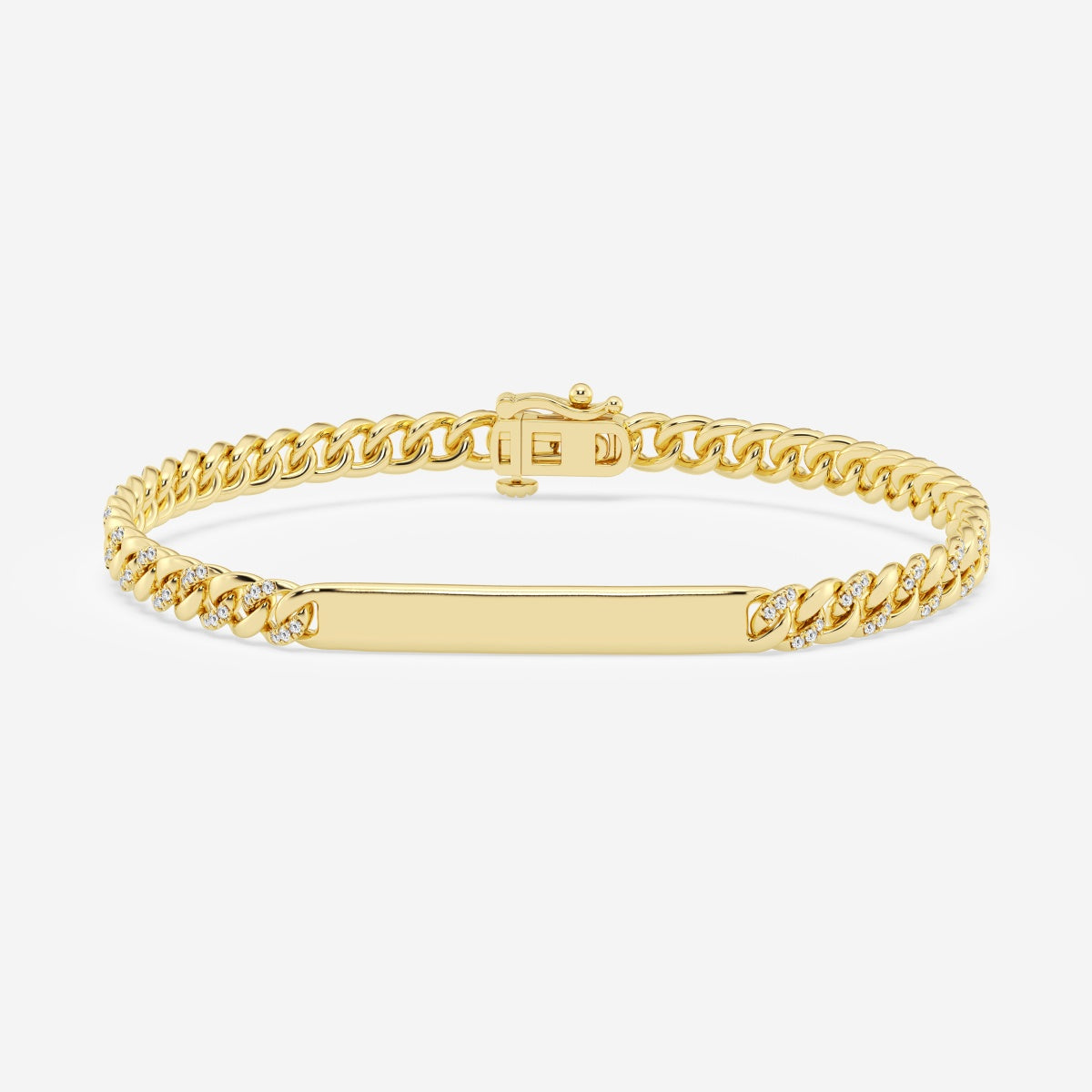 Classic Bar Cuban Bracelet – view 4