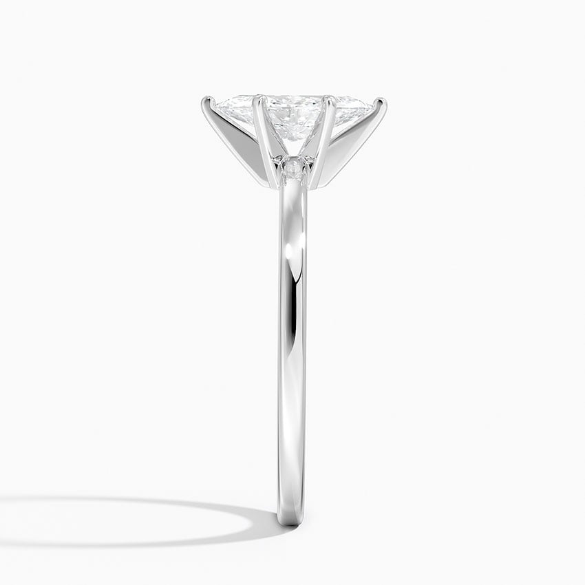 3 Carat Marquise Cut Lab Diamond Engagement Ring with a Solitaire Band – view 3
