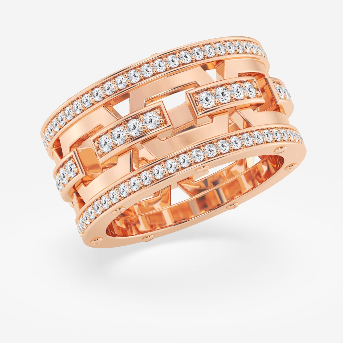 Round Modern Mariner Eternity Band - 12.1mm Width – view 7