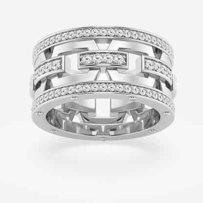 Round  Modern Mariner Eternity Band - 12.1mm Width