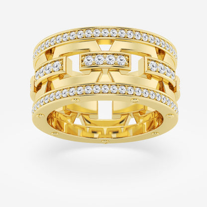 Round  Modern Mariner Eternity Band - 12.1mm Width