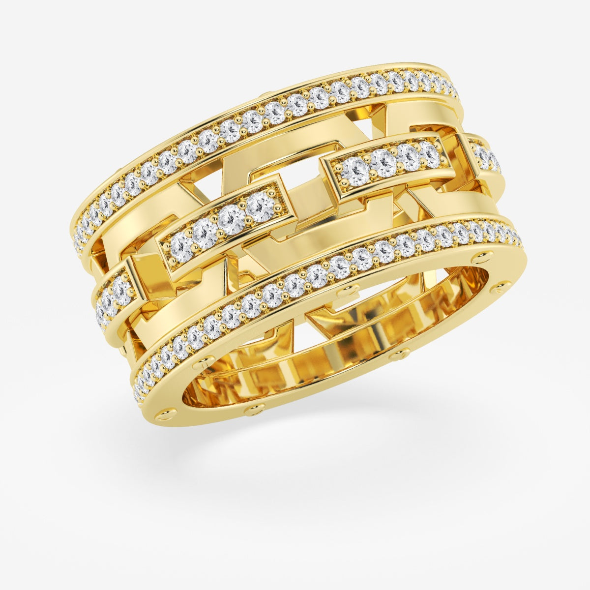 Round Modern Mariner Eternity Band - 12.1mm Width – view 8
