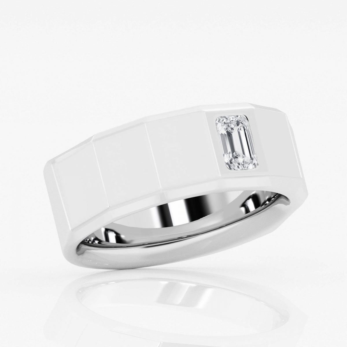 Men's Solitaire Engagement Ring – view 5