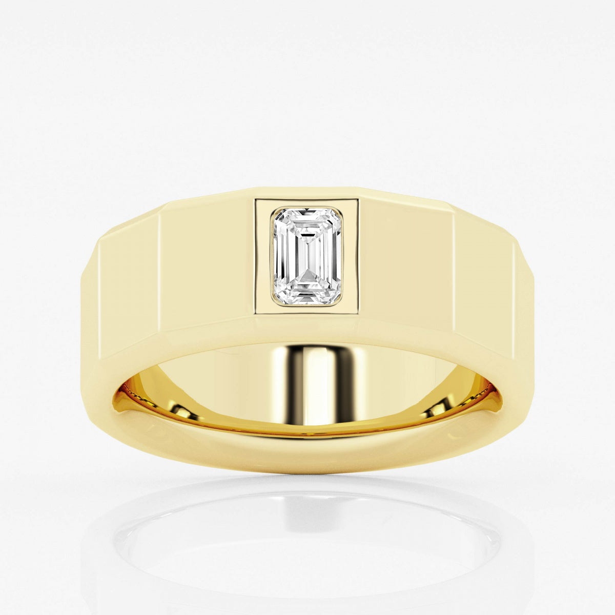 Men's Solitaire Engagement Ring – view 2