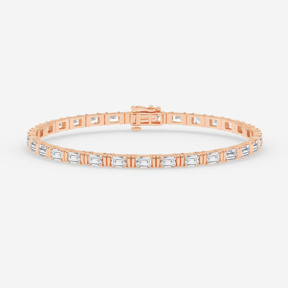 Emerald Moissanite Tennis Bracelet