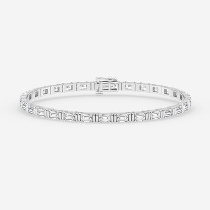 Emerald Moissanite Tennis Bracelet