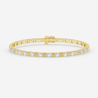 Emerald Moissanite Tennis Bracelet