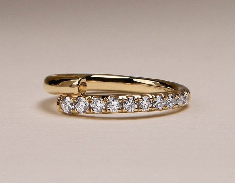 Open Cuffed Engagement Band