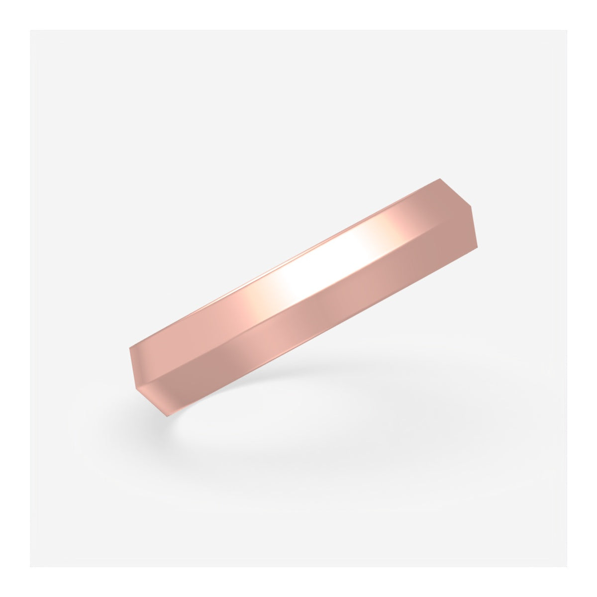 4mm Knife Edge Wedding Band – view 4