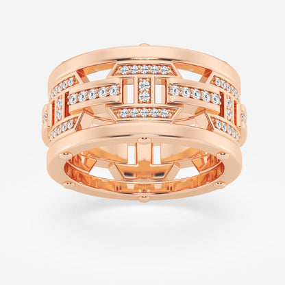 Round  Mariner Wedding Band