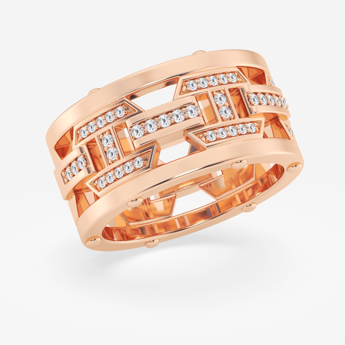 Round Mariner Wedding Band – view 4
