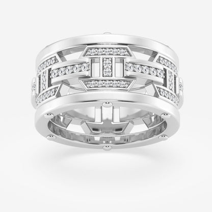 Round  Mariner Wedding Band