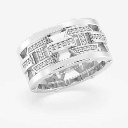 Round  Mariner Wedding Band