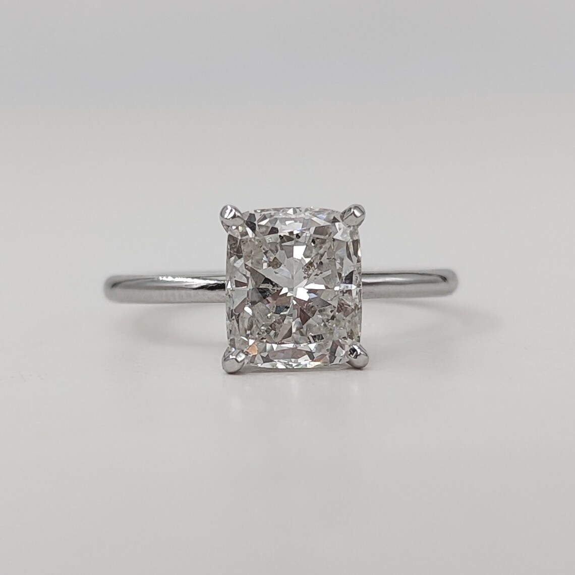2.0 Carat Princess Cut Lab Diamond Ring