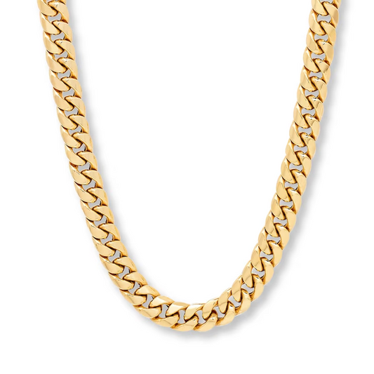 10k Gold Cuban Chain Necklace 22"