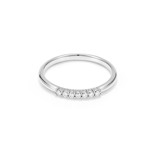 Women’s Platinum Lab Diamond Wedding Band