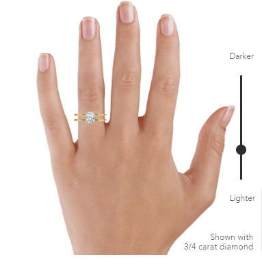 3.5 Carat Radiant Cut Hidden High Halo with Double Solitaire Band – view 6
