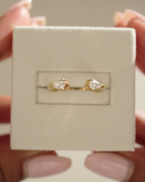 Unique Open Pear Band – view 4
