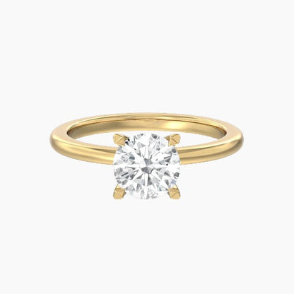 Round Solitaire Band