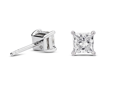 Square Stud Earrings (2CT. Total)