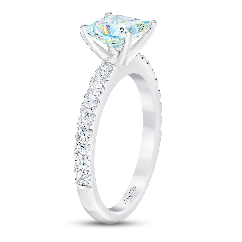 2 Carat Princess Cut Lab Diamond Engagement Ring – view 3